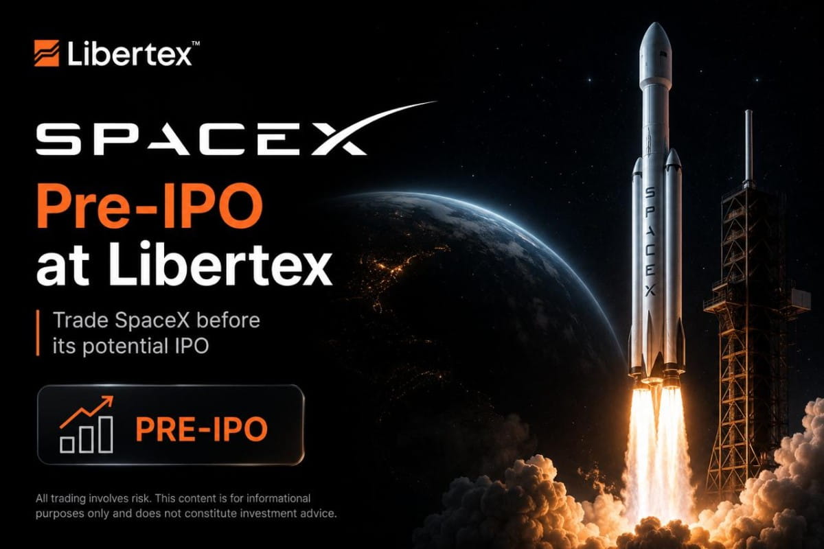 SpaceX pre-IPO stock opportunity available through Libertex