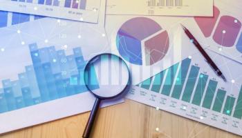Tendencias del mercado y análisis de datos y gráficos estadísticos
