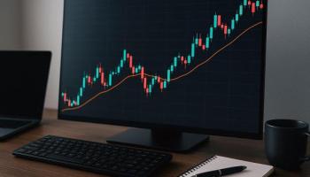 Configuración de trading con indicador EMA mostrado